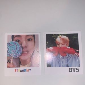 TAEHYUNG AND JUNGKOOK UNOFFICIAL PHOTOCARDS
